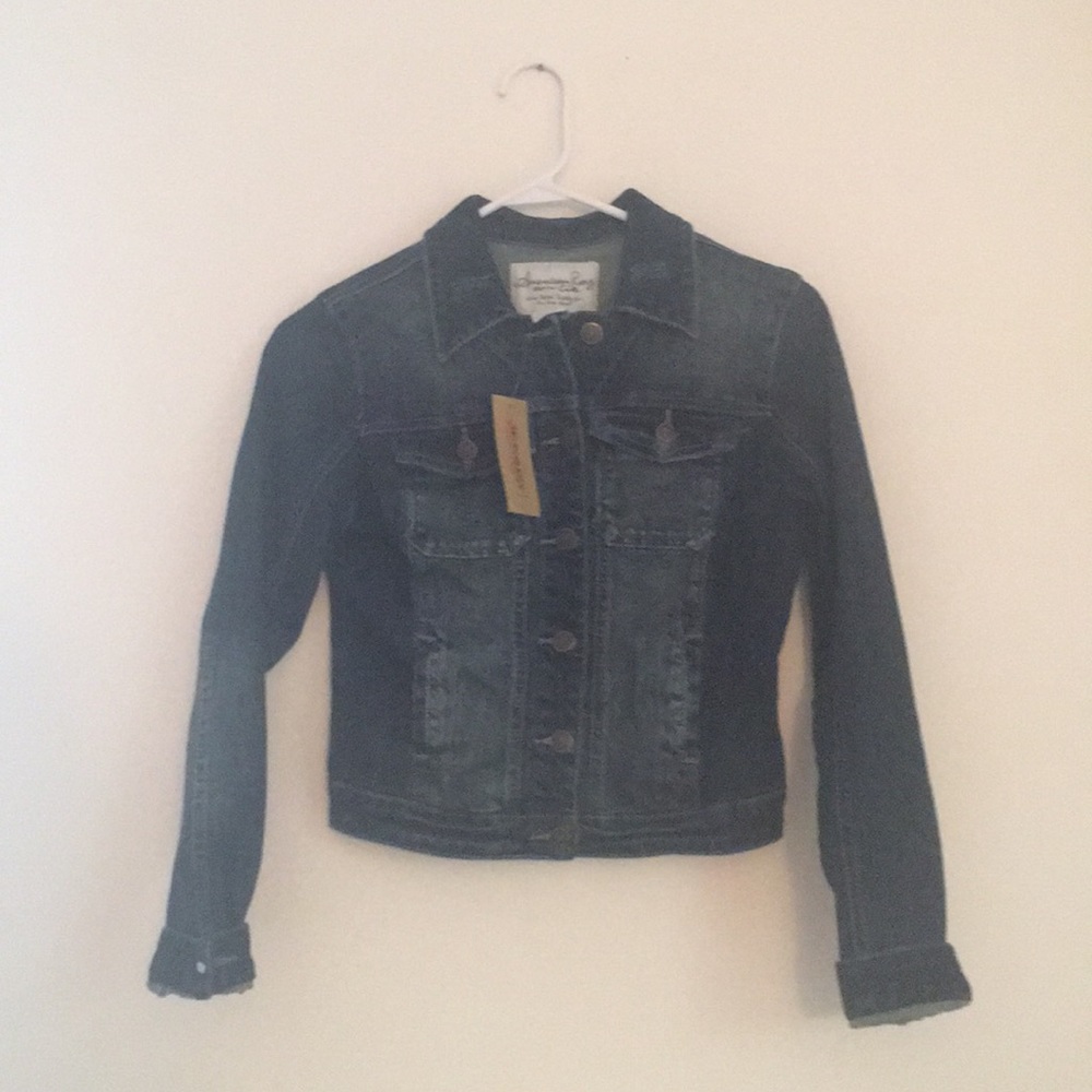 Dark denim jean jacket